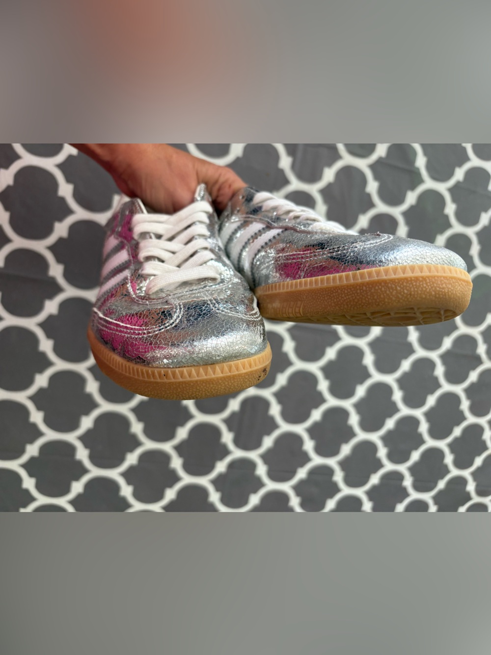 Adidas Samba OG silver metallic sneakers - Picture 11 of 12